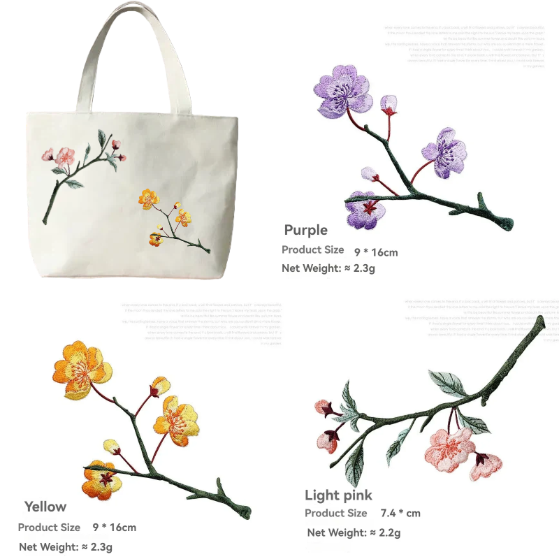 10 個バルク熱い販売高品質バーチャップルの花 fembroidered 衣服パッチアイロンアップリケ衣服ホットアイロン衣類