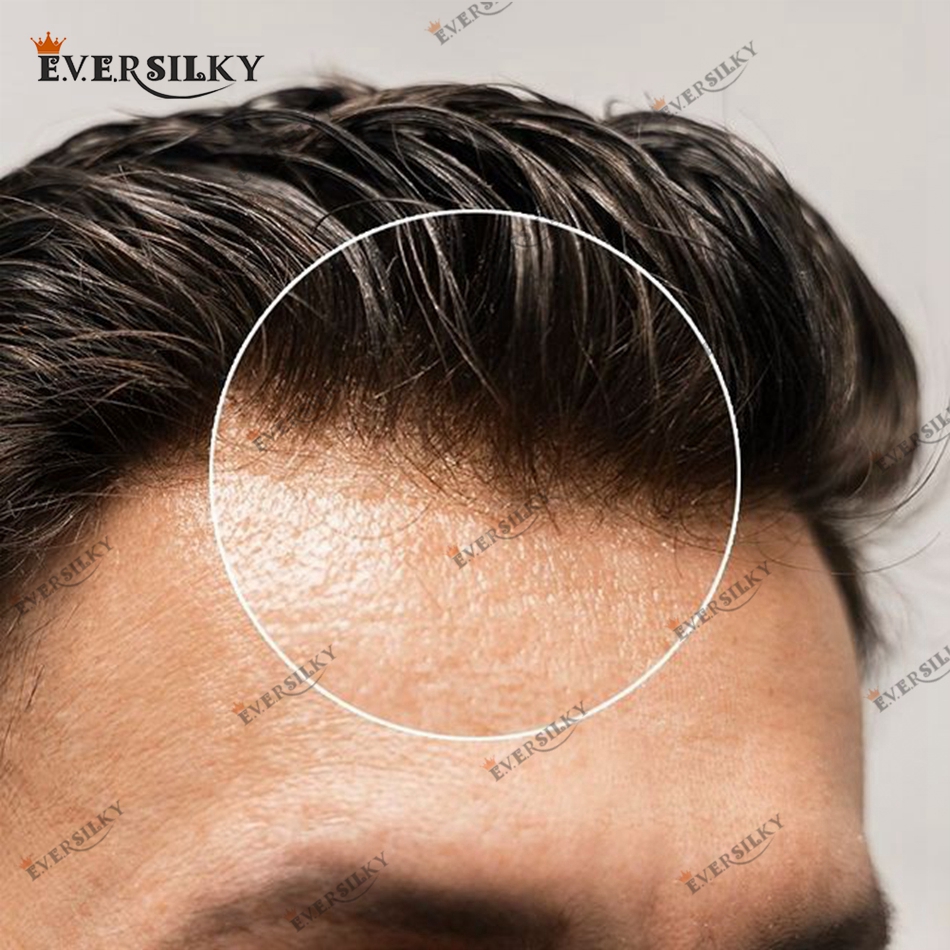 ナチュラルヘアラインメンズかつら V ループ 0.06-0.08 ミリメートル PU ベース毛置換システムストレート/ウェーブのかかった髪オプションブロンド