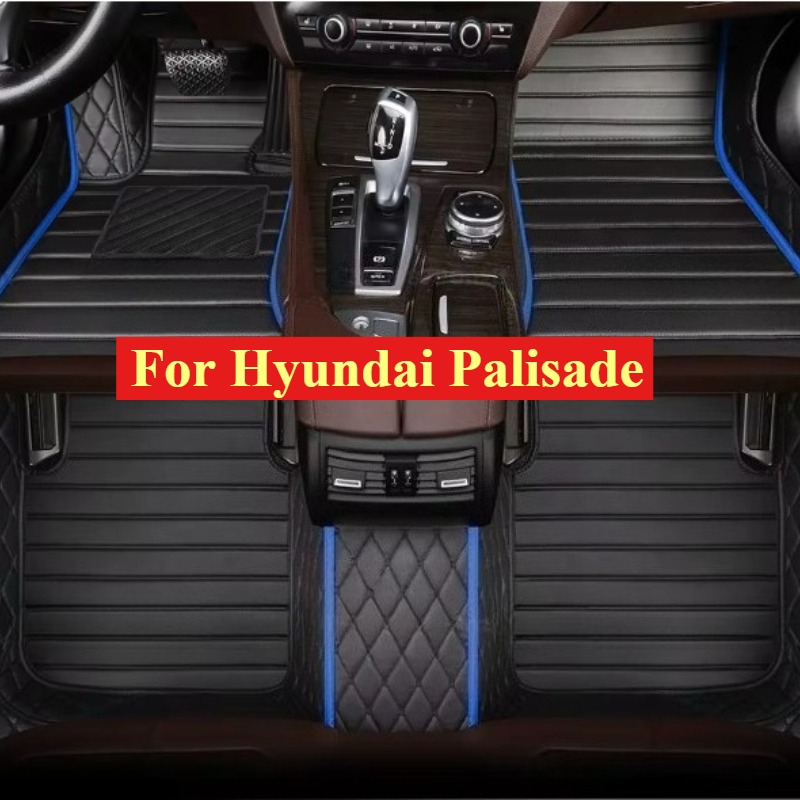 Custom Car Floor Mats For hyundai palisade lx3 2025 коврики 2020-2026 All Weather Carpet Rugs Accessories Interior Waterproof