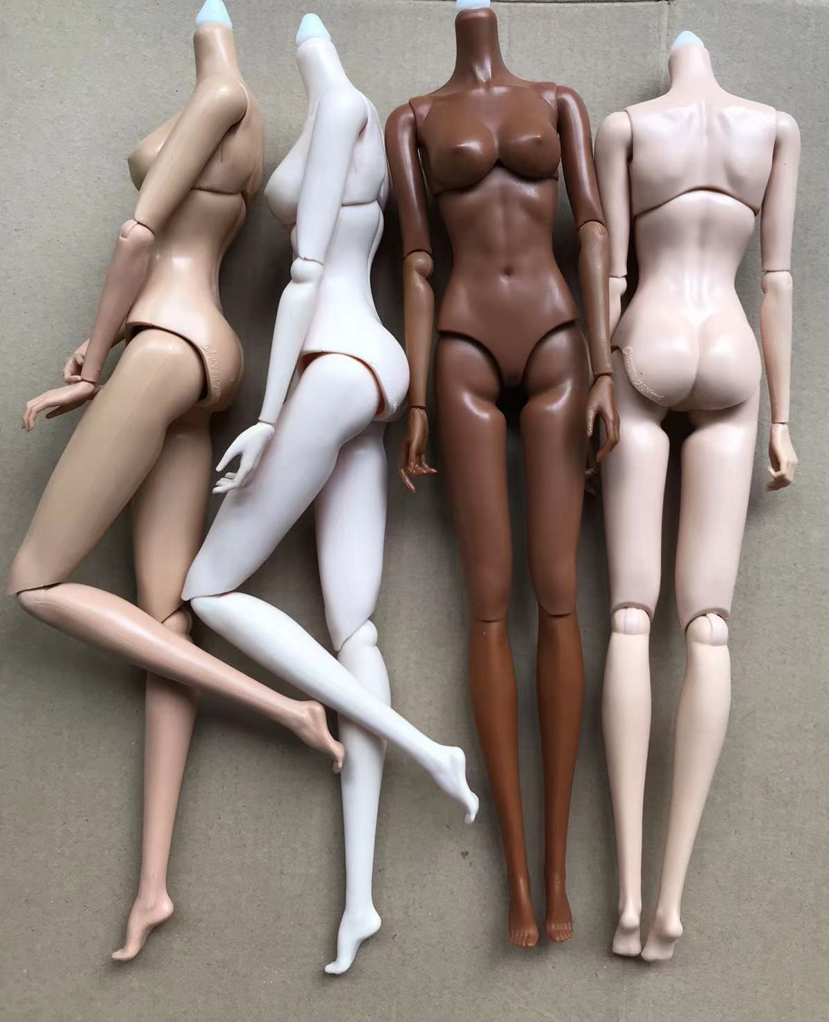 MENGF 人形ボディ 1/6 サイズスーパーホワイトベージュブラウンコーヒースキンボディ FR IT 人形フィギュアおもちゃ 28 センチメートル人形玩具ボディ部分女の子ギフト人形