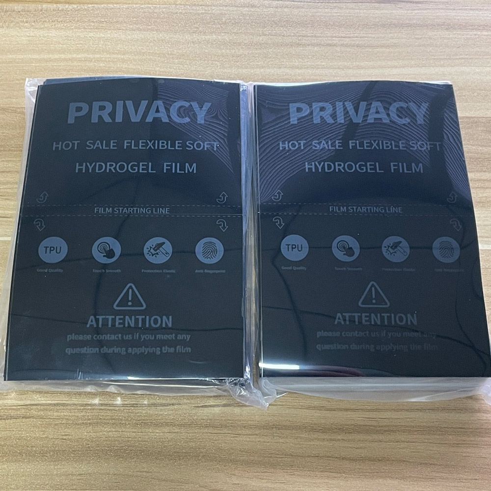 50 個 TPU HD マットブルーライト HD-プライバシーマット-プライバシースクリーンプロテクターフィルム切断機用フレキシブルヒドロゲルフィルム