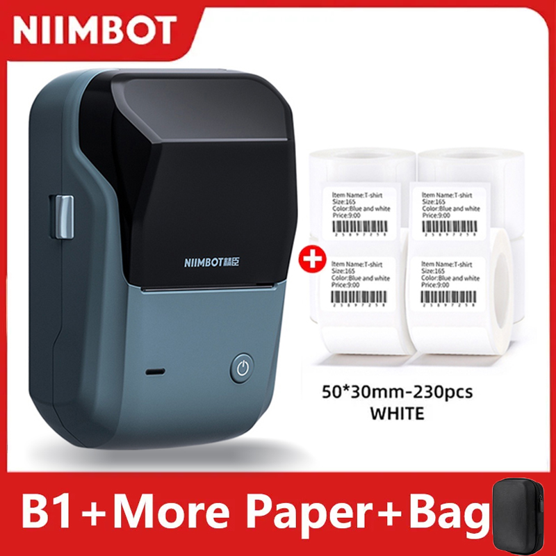 Niimbot B1 ポータブル感熱粘着ラベルプリンターミニメーカーポケットプリンターモバイル Bluetooth ポケットタグ価格機械新