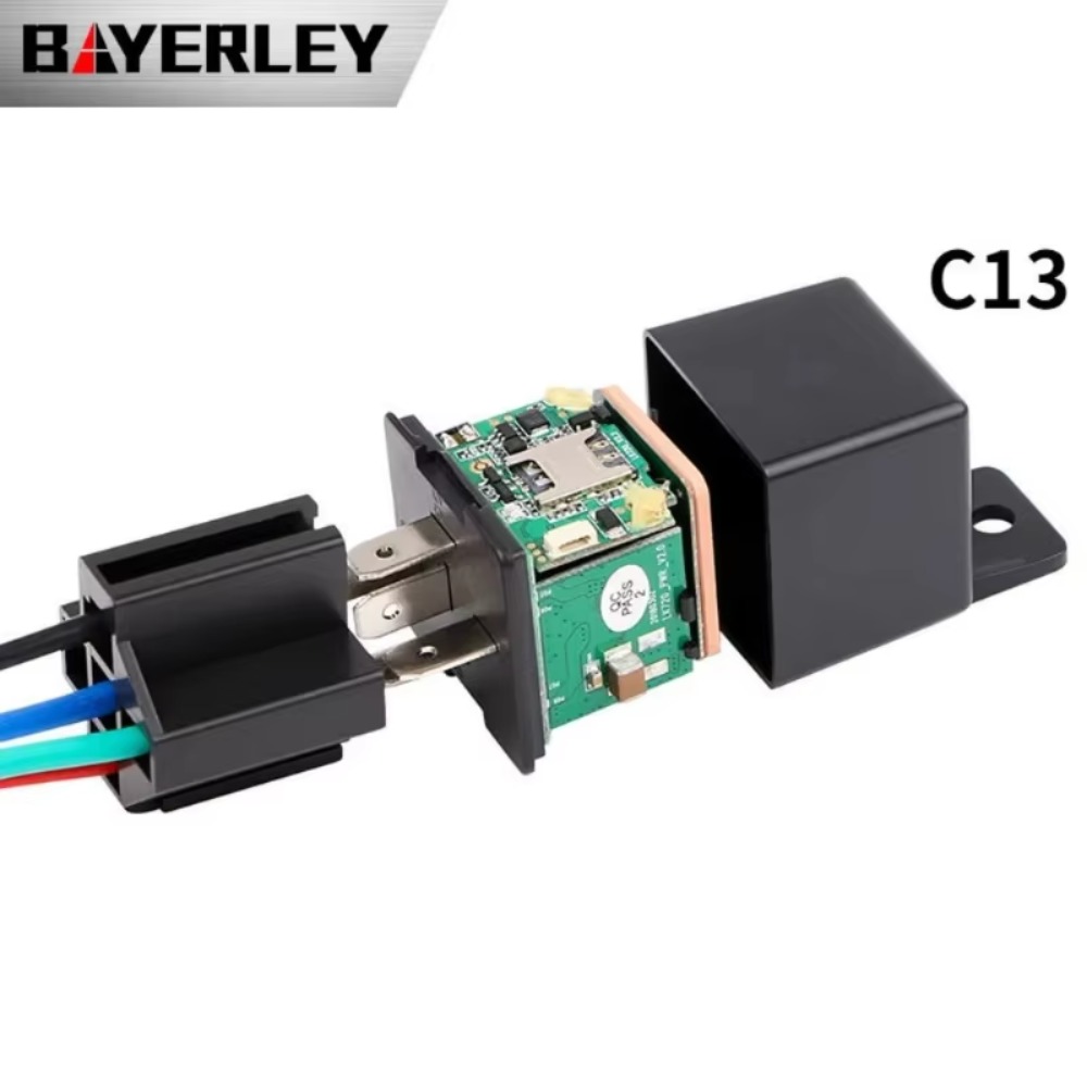 2G C13カーロケーターリレーリモートオイルカットオフ電源オフGPSロケーターカー電気自動車盗難防止トラッカーCarTrackerリレーデバイス