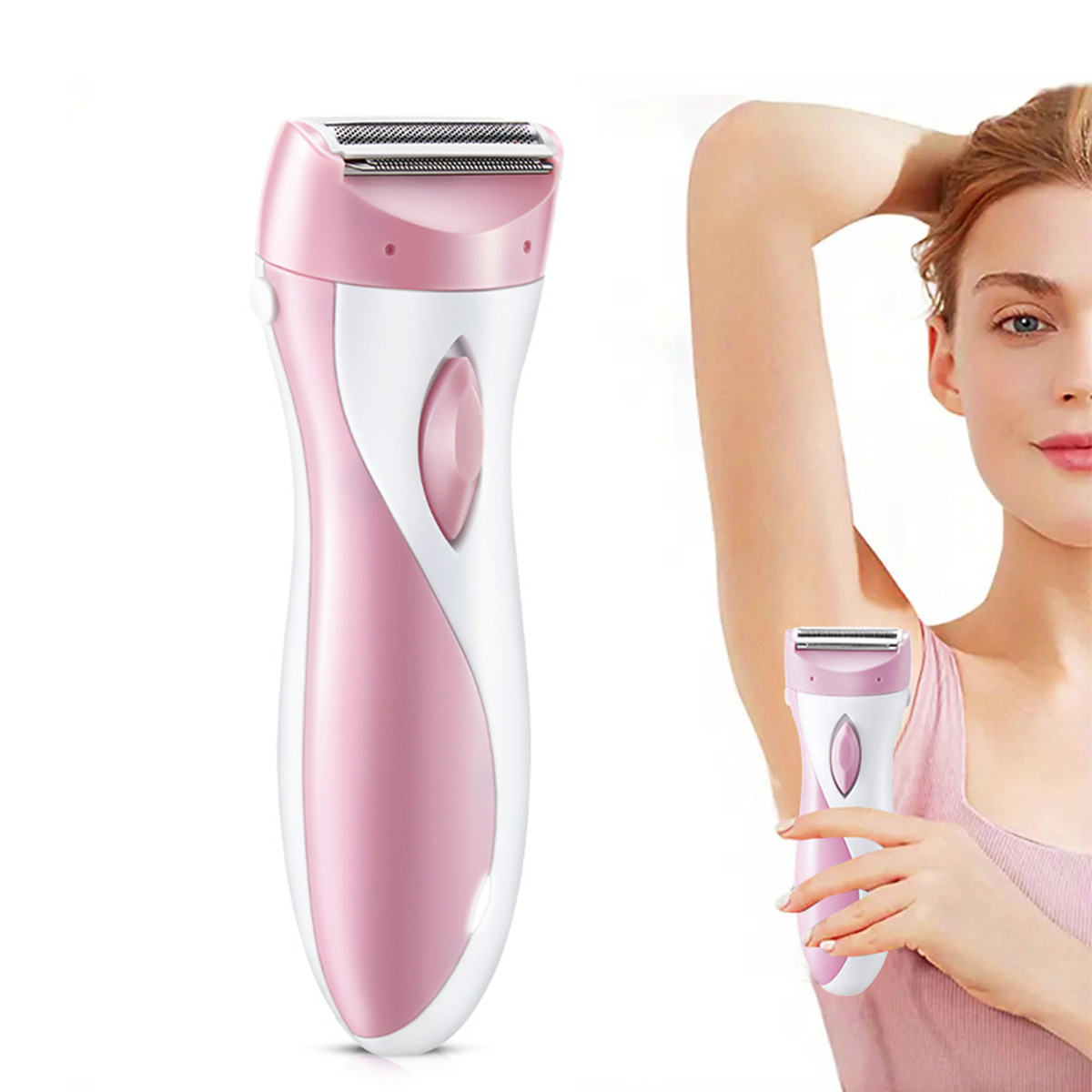 電気女性脱毛器シェーバーカミソリトリマー女性のプライベートエリアと脚脇の下の後ろの毛、女の子ビキニ脱毛器