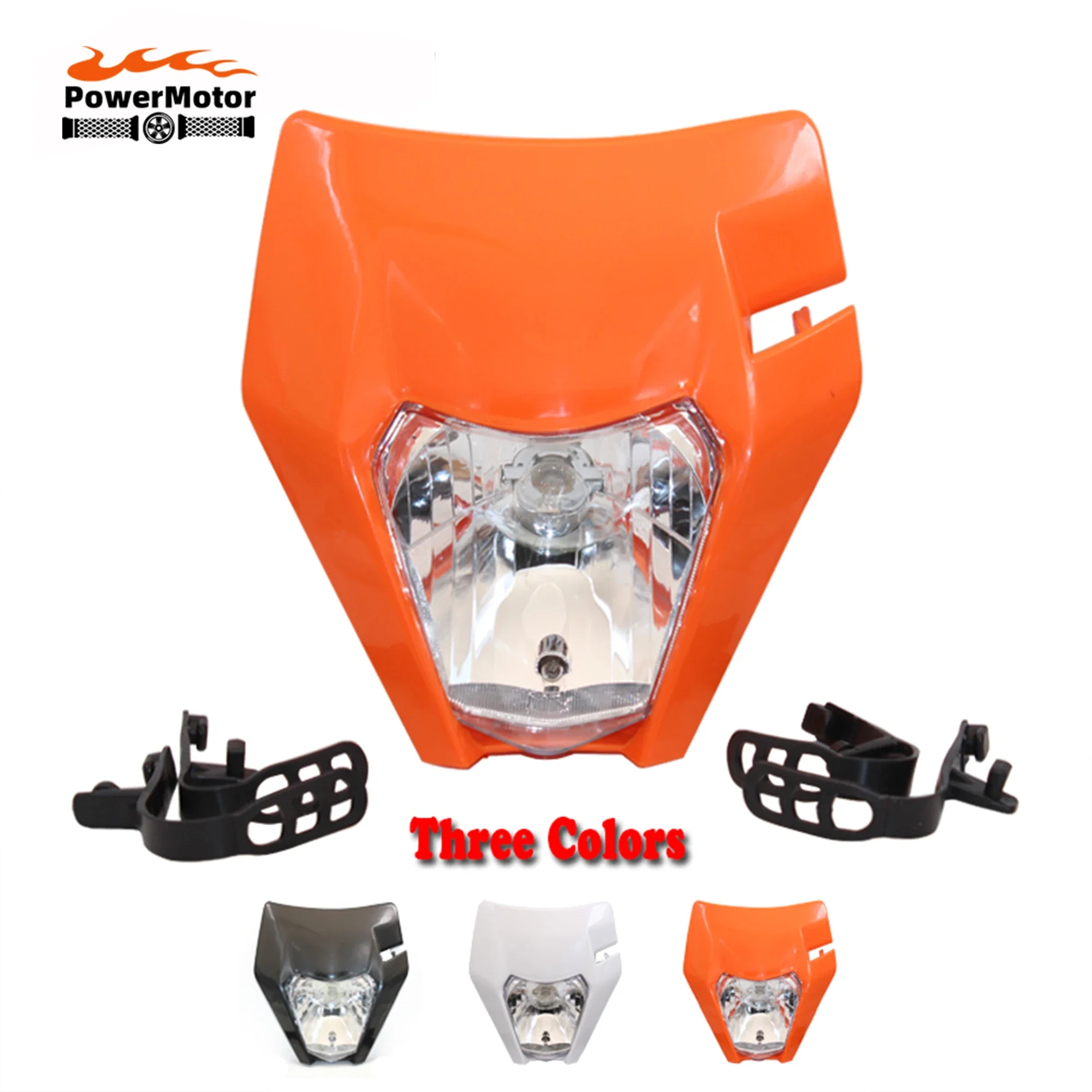 モトクロスヘッドランプハロゲンヘッドライト KTM EXC EXCF SXF SX XC XCW XCF XCFW 125-530 オートバイスーパーモト照明アクセサリー