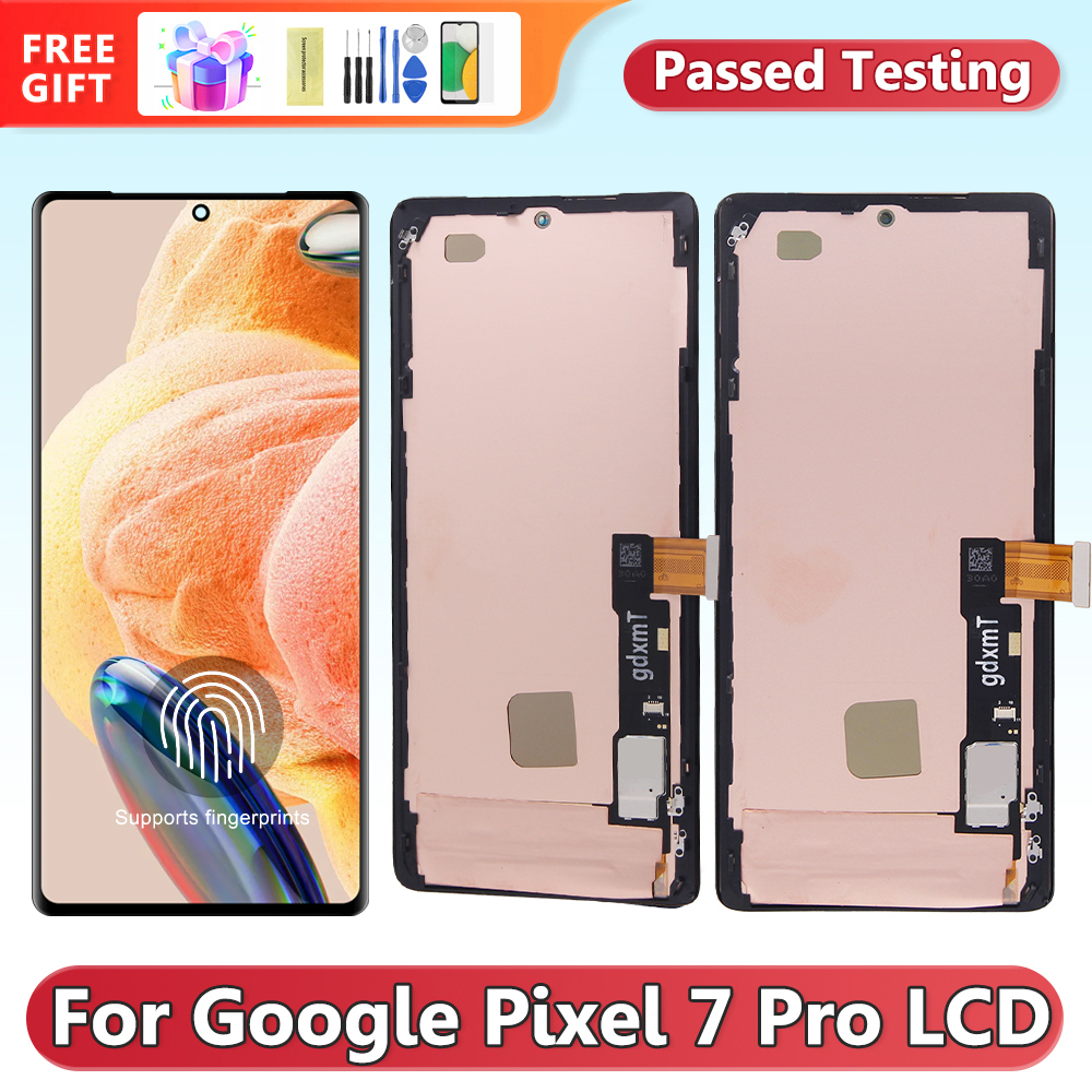 Google Pixel 7 Pro Lcd ディスプレイ用スクリーン デジタルタッチスクリーン フレーム付き Google Pixels 7 Pro GP4BC GE2AE GFE4J Scre