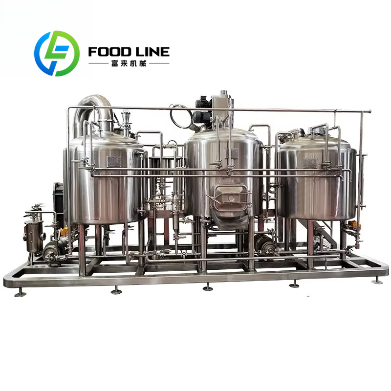 1000l 2000l クラフト ビールの生産ラインの中小規模および大規模な醸造所の操作のためのステンレス鋼の醸造システム