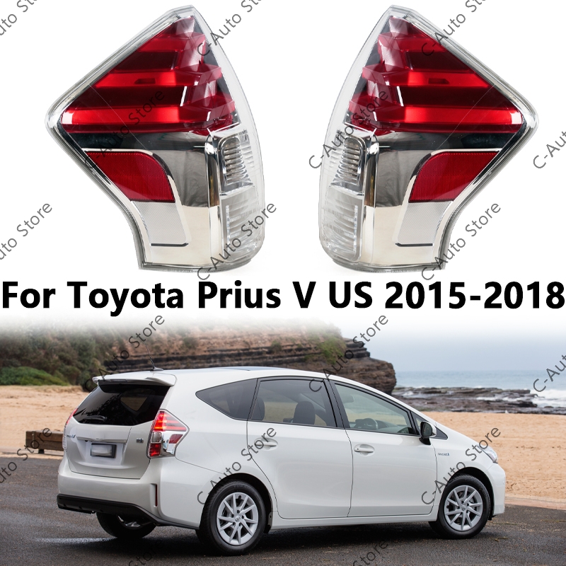 トヨタプリウス V 米国 2015 2016 2017 2018 リアテールライトリアターンシグナルライト停止ブレーキパーキングランプ駆動ライト