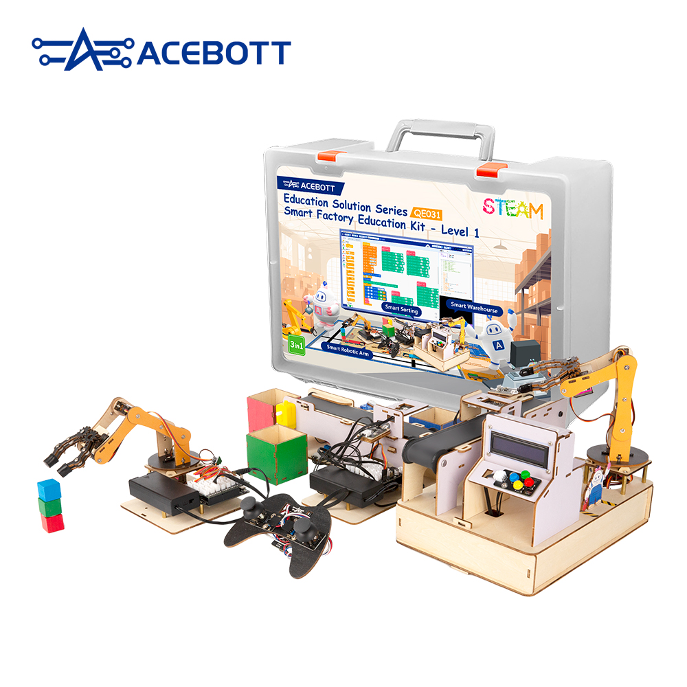 ACEBOTT ESP32 STEM スマートファクトリー教育キット 学校スマートホームキット Arduino 用教育ソリューションシリーズ