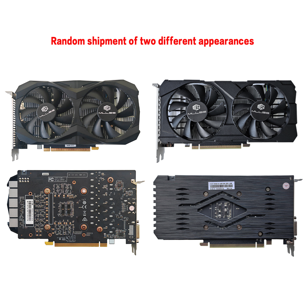 MLLSE GTX 1660 Super 6GB グラフィックカード GDDR6 192 ビット PCI-E 3.0×16 8ピン NVIDIA GPU Gtx 1660super ゲーミングビデオカード Placa De Vide