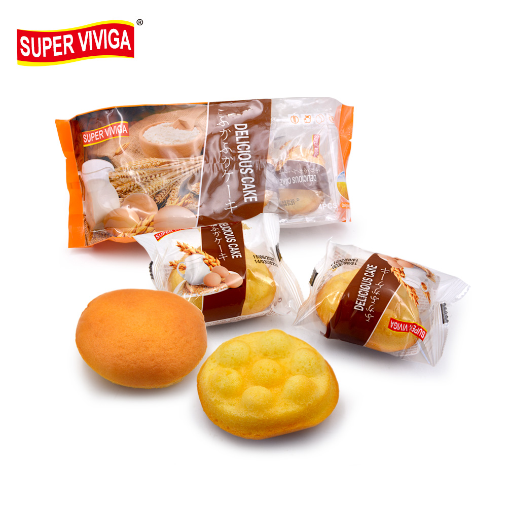 ハラール Superviviga 栄養価の高い朝食スナック ゴールド ケーキ 真空包装ケーキ
