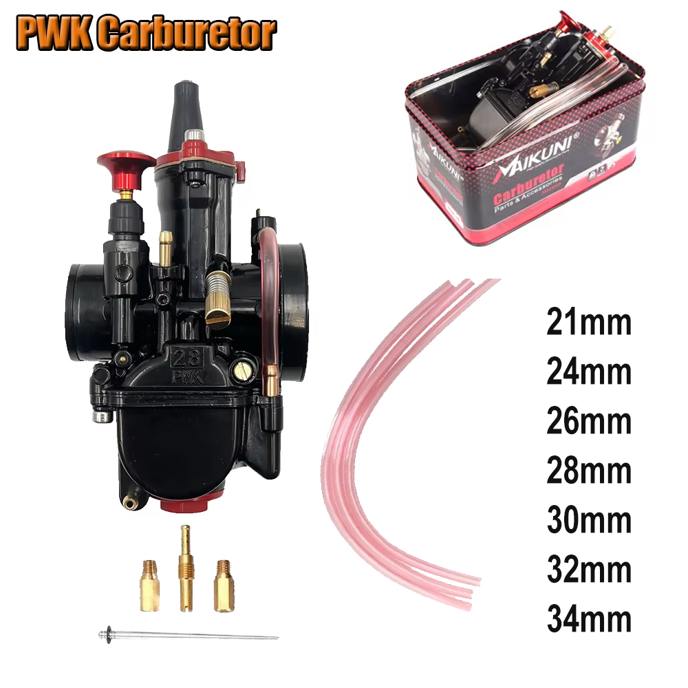 High Performance Universal Modification Motorcycle Carburetor 21mm 24mm 26mm 28mm 30mm 32mm 34mm PWK Power Jet Carburettor Carb