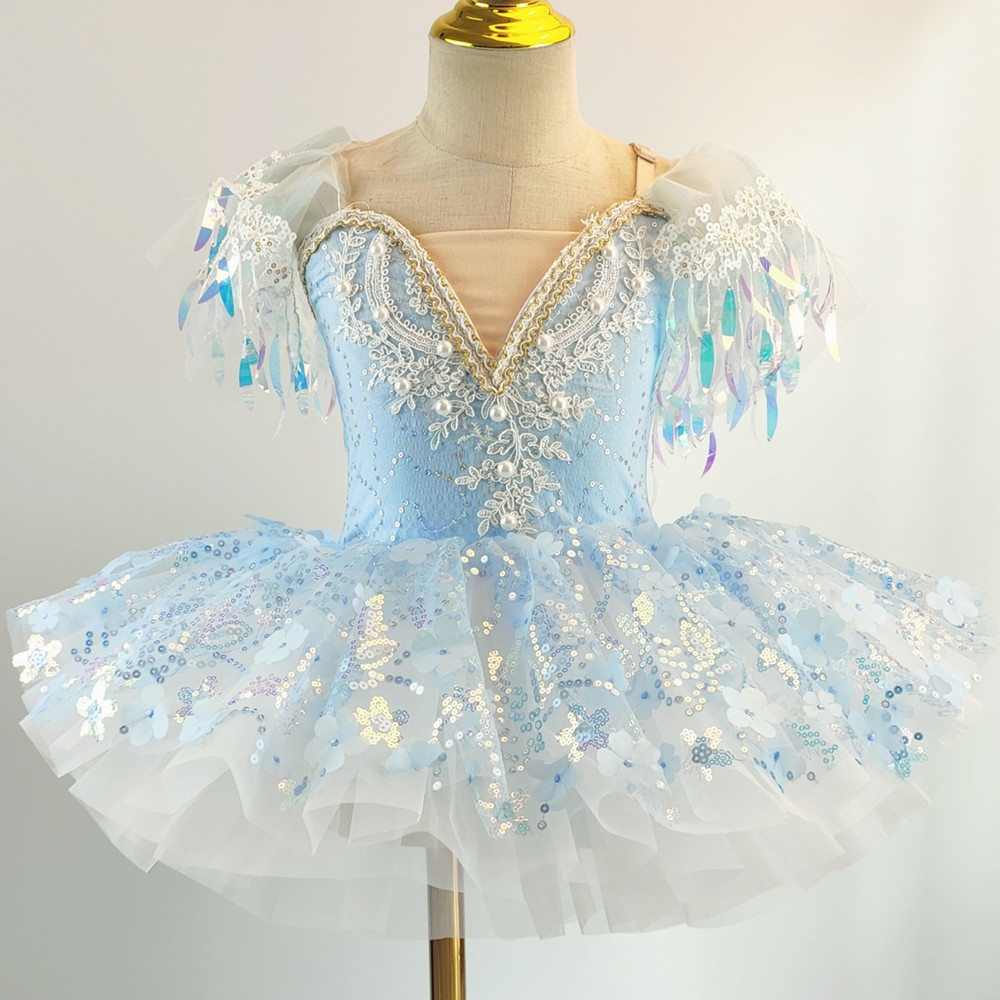 夏バレエダンスドレスガールステージチュチュ女の子ドレス衣装ベビー服ローブ Fille キッズ衣装 Vestidos 子供の日