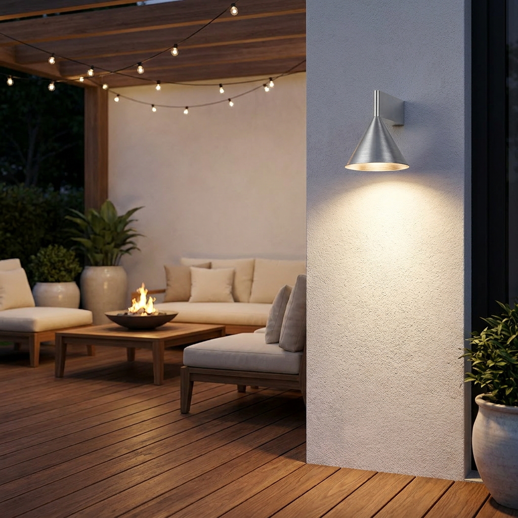 モダンな IP65 防水屋外壁ランプミニマリストつや消しアルミニウム LED 燭台ガーデンパティオヴィラポーチ装飾用ブラックシルバー