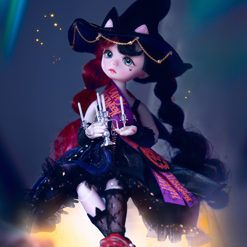DBS DREAM FAIRY 人形 1/6 BJD ハロウィンコンボ名悪魔によるメカニカルジョイントボディメイクアップガールズ SD