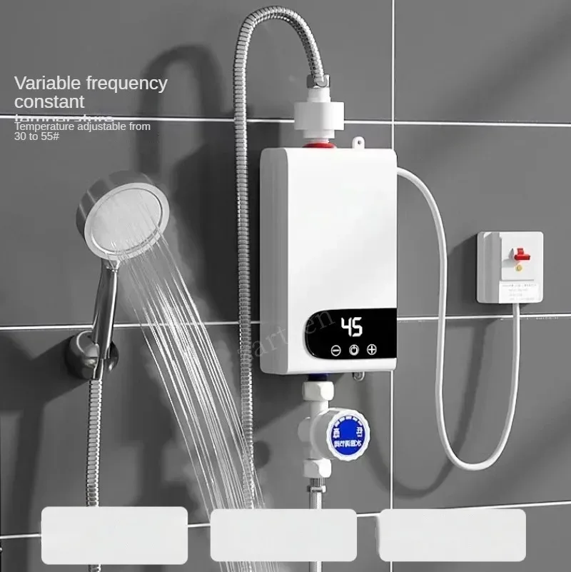 インスタント給湯器 220V5500W ポータブル電気ヒーター浴室温水シャワーと家庭のキッチン暖房用