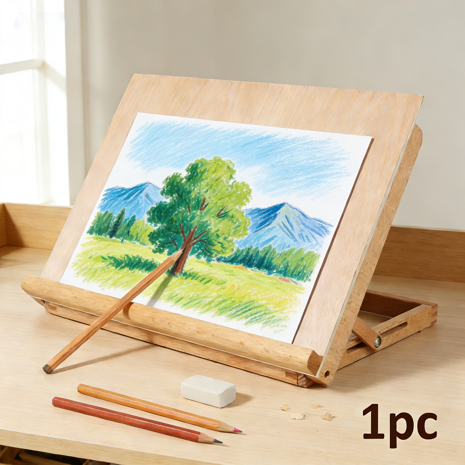 大型描画ボードイーゼル調整可能な卓上ペイントイーゼルポータブル折りたたみ描画およびスケッチボードアーティスト学生用