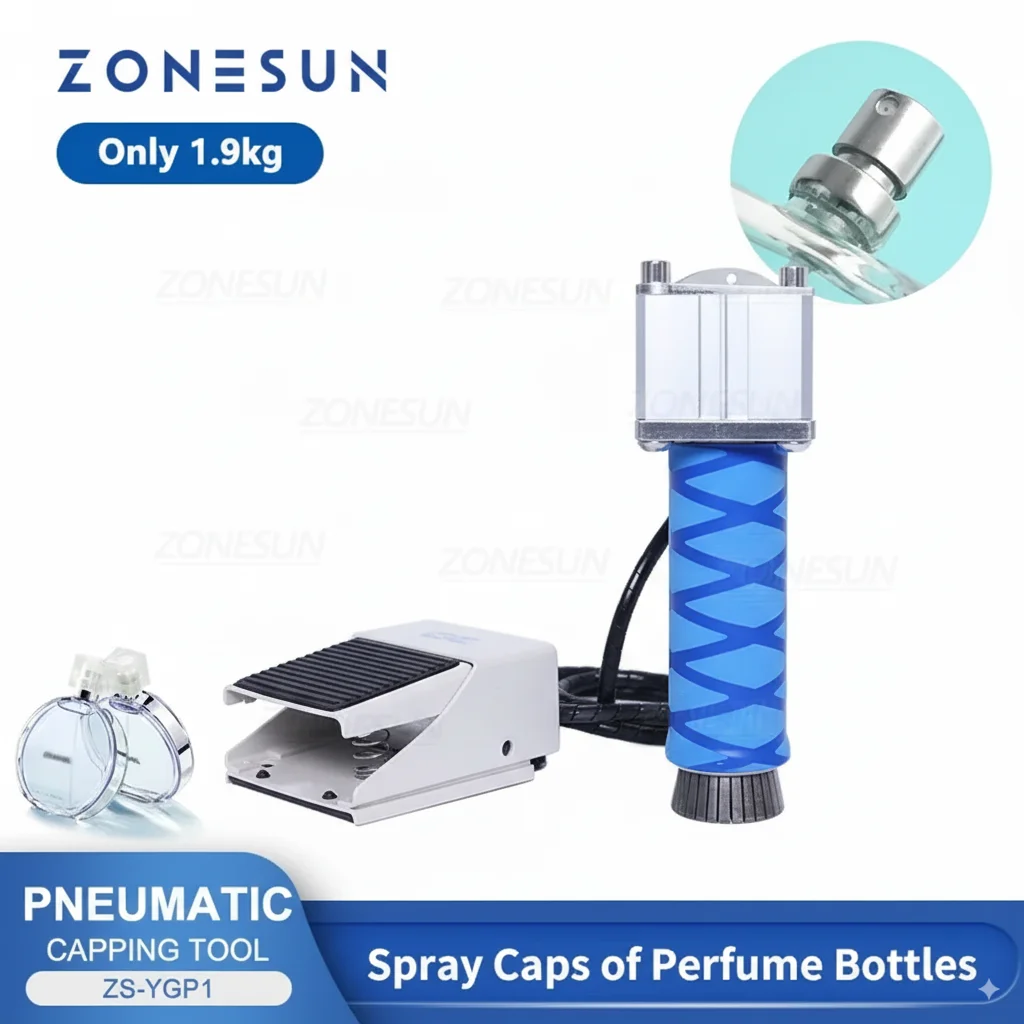 ZONESUN スプレーボトル用手動空気圧キャッピングツール ZS-YGP1