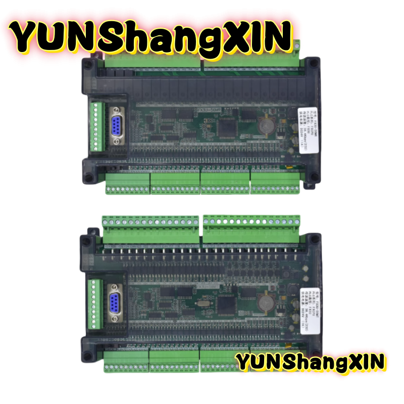 FX3U-56MR 56MT PLC 産業用制御ボード プログラマブル 32 入力 24 出力 6AD 2DA および RTC RS485 Modbus RTU 通信