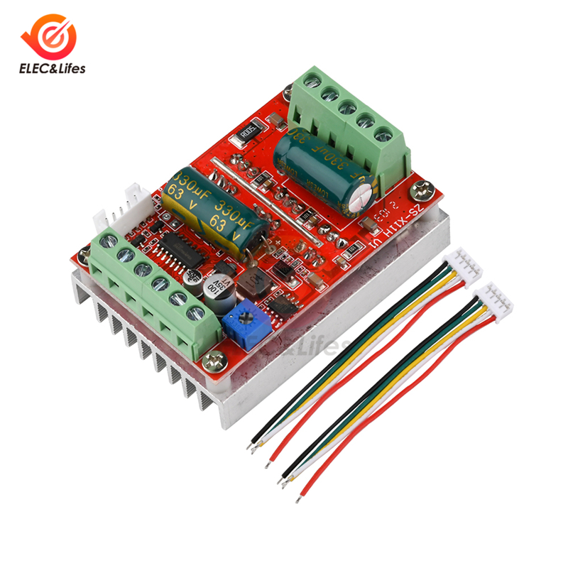 DC 6-60V 400 ワット BLDC 三相 DC ブラシレスモーターコントローラー PWM ホールモーター制御ドライバーボード 12V 24V 48V