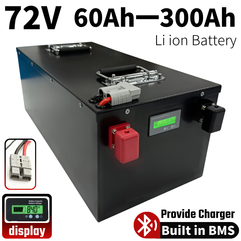 72V 60Ah 100Ah 120Ah 150Ah 180Ah 200Ah 280Ah 300Ah リチウムバッテリーリチウムイオン 7KW 14KW スクーターオートバイ三輪車ハイブリッド用