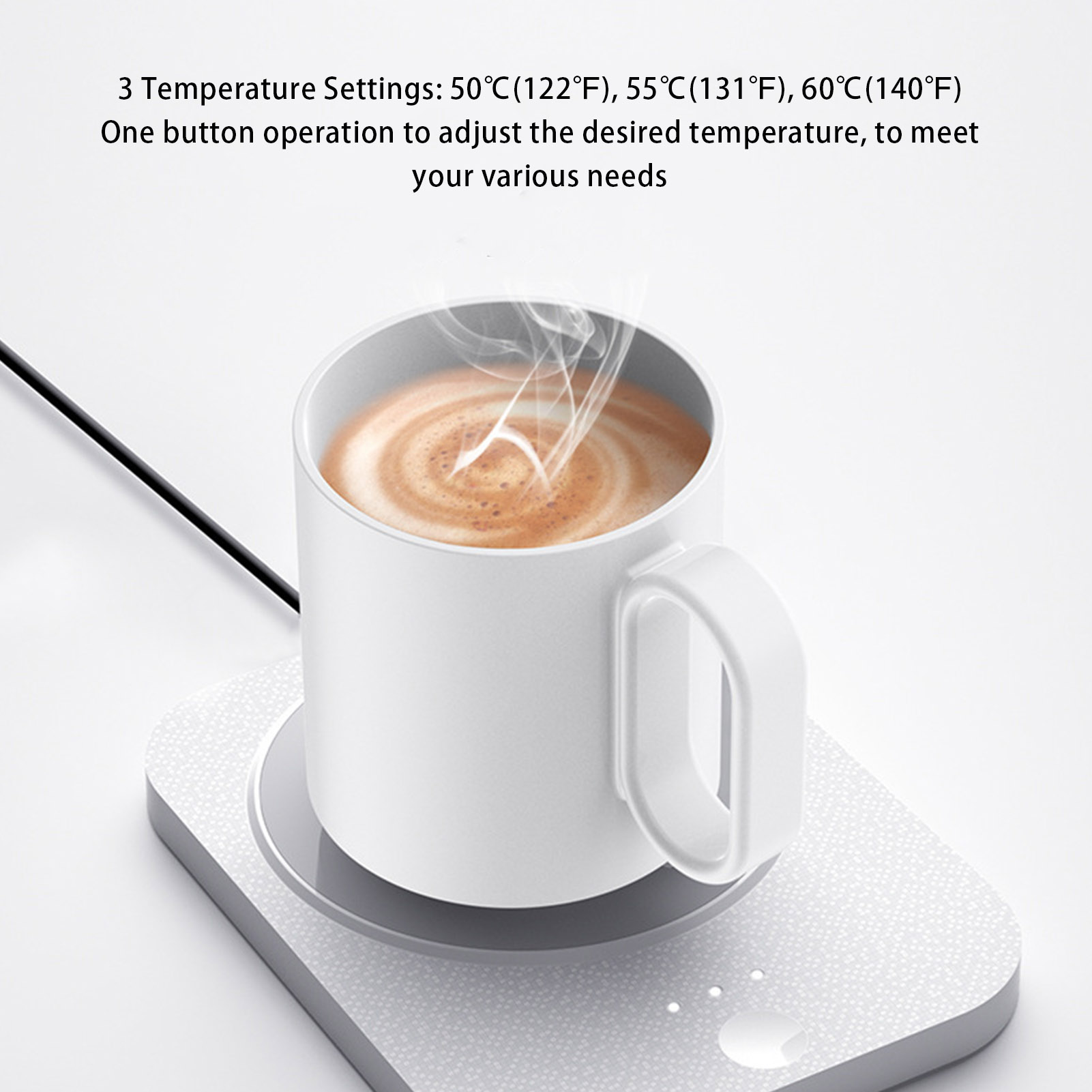 インテリジェント飲料ウォーマー USB 電源 55℃ 一定暖かい電気コーヒーマグウォーマー デスク用 9V