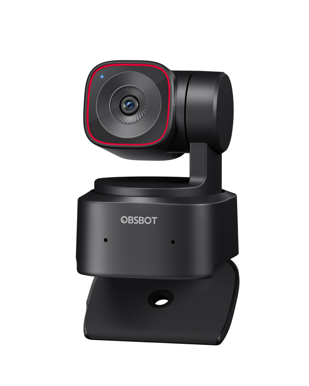 OBSBOT Tiny 2 Lite 4K ウェブカメラ PC 用、AI トラッキング PTZ ストリーミングカメラ、1/2 インチセンサー、ジェスチャーコントロール、60 FPS、HDR、マイク付き