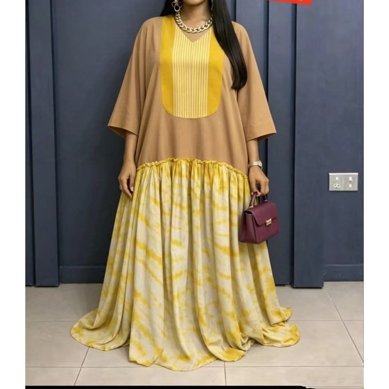 アフリカのドレス女性の夏のファッションアフリカ Daseki マキシドレスアフリカ服アンカラドレスカフタン 2026 イスラム教徒アバヤ