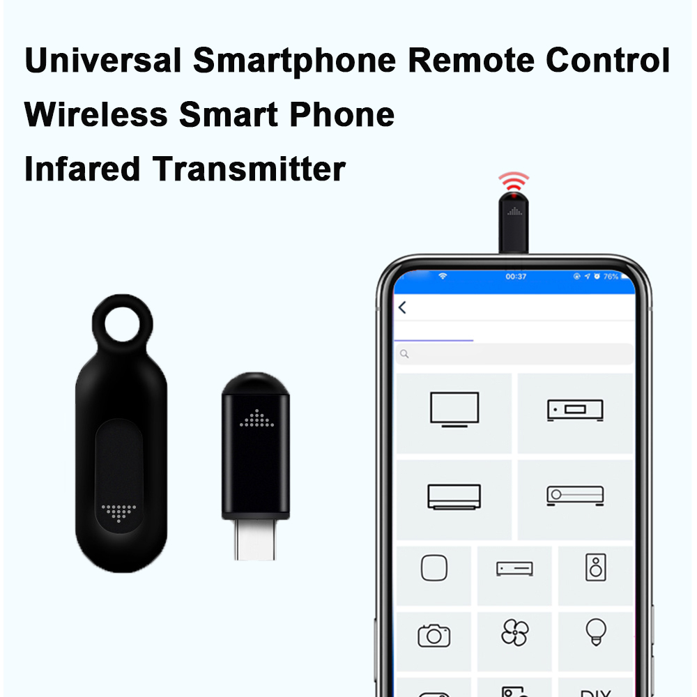 携帯電話リモコン TypeC iPhone IR ブラスターアダプターユニバーサル IR 赤外線スマートリモコンテレビエアコンファン