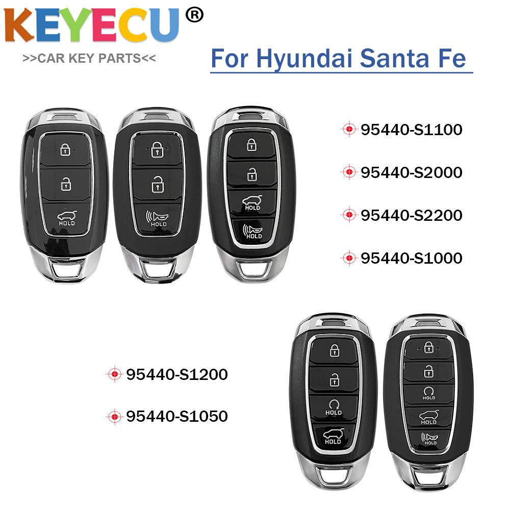 スマート近接リモートキー 433MHZ ヒュンダイサンタフェ 2018 2019 2020 2021 95440-S1050 S2000 S1200 S1100 S2200 S1000