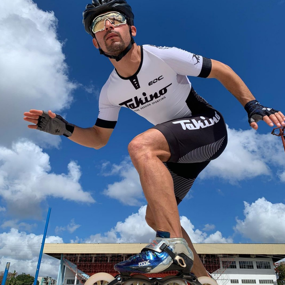 男性インラインスピードスケートレーシングスーツタイツスピードスケートチーム制服トライアスロンスーツ Ropa Ciclismo クッションなしジャンプスーツ 2023