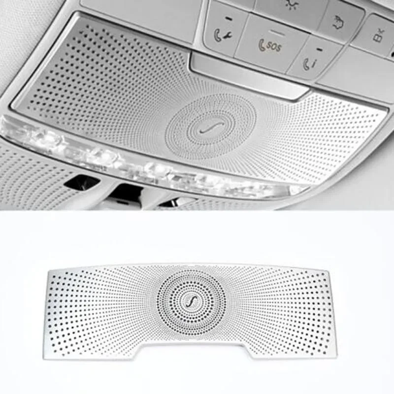 メルセデスベンツ C クラス W205 GLC 車の読書灯カバートリム装飾ストリップインテリアルーフランプフレームオートアクセサリー