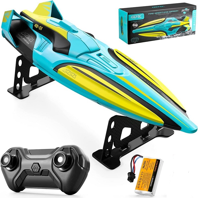 Barco S1 RC ボートワイヤレス電動長時間耐久高速レーシングボート 2.4 グラムスピードボート水モデル子供のおもちゃ