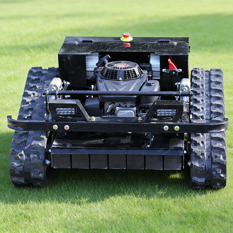 カスタマイズされた果樹園ファームクローラー芝刈り機全地形ヒルサイド堤防温室除草機