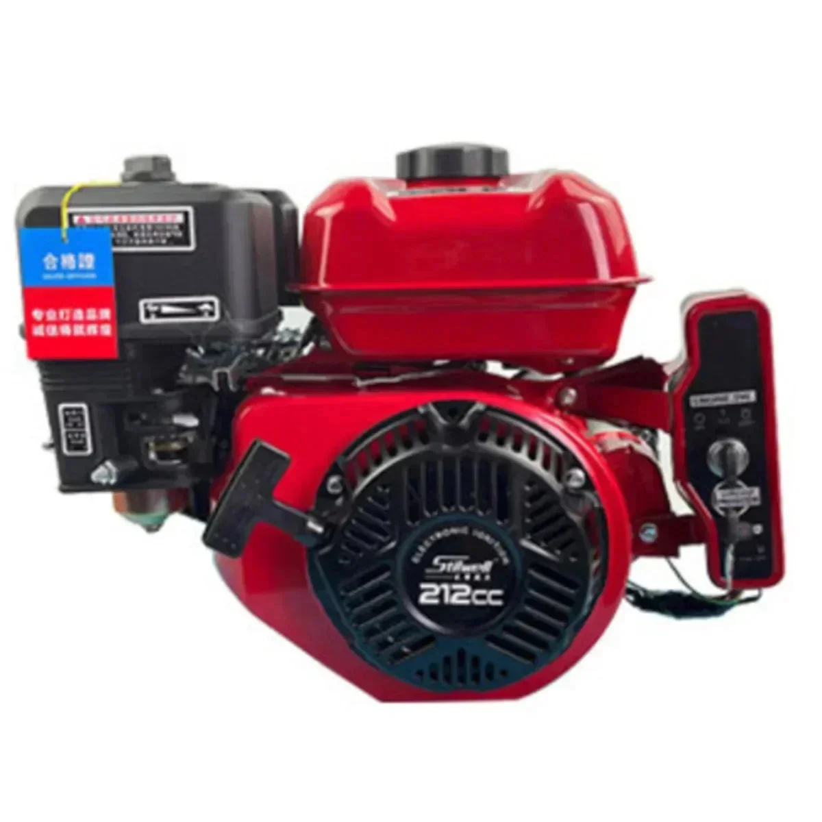 7.5HP 4KW 212CC 馬力電気スタートエンジン 170F 高出力発電機電源単気筒 4 ストローク OHV
