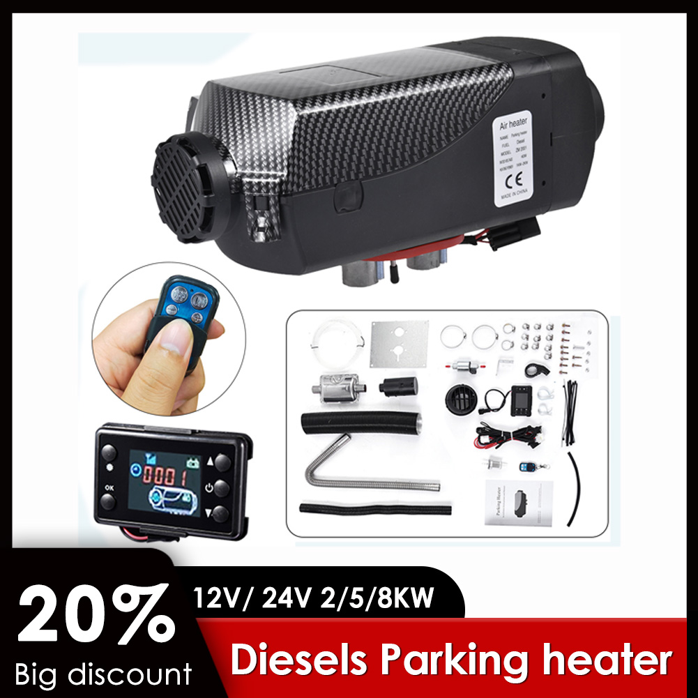 2/5/8KW 12 V/24 V 車の空気燃料ヒーターコンパクト低ノイズトラックボートバン RV-E/berspacher D4 を交換するため、W-ebasto ディーゼルヒーター