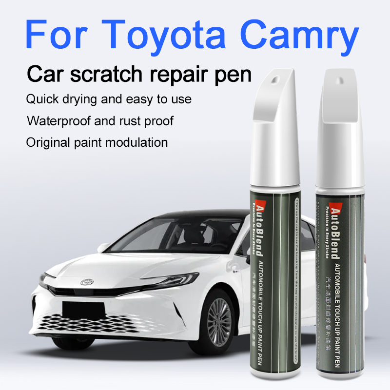トヨタ カムリ用ペイント＆クリアコート補修ペン：傷、へこみ、シミを補修し、純正工場カラーコードにマッチします。