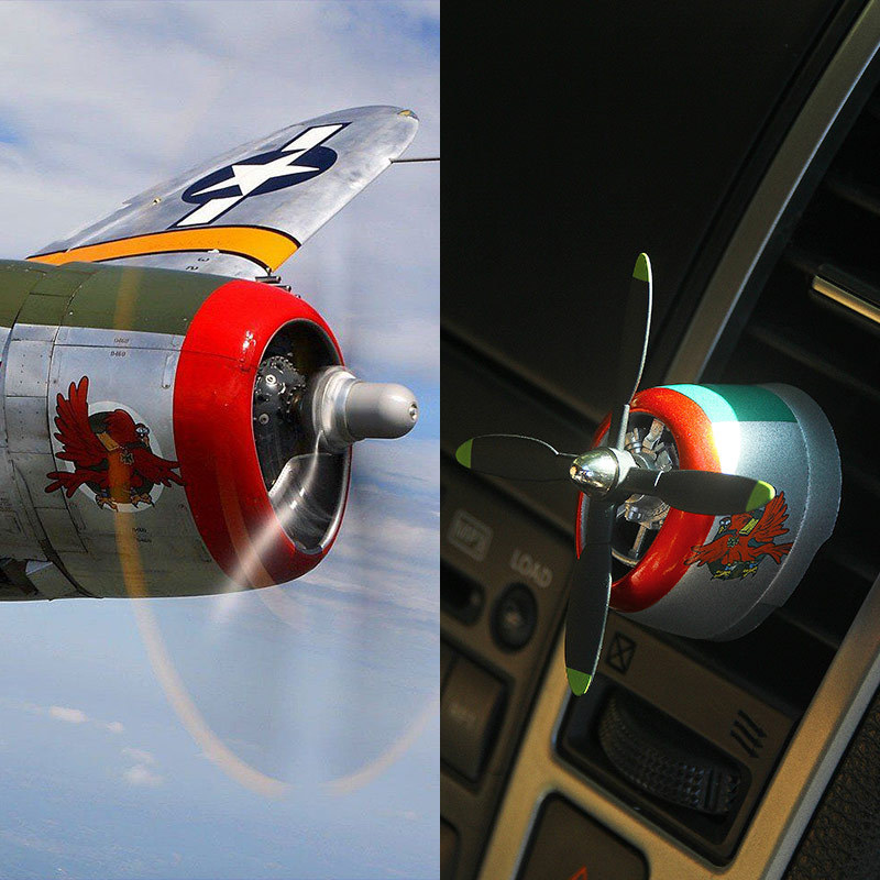 香り 2026 P47 サンダーボルト戦闘機モデルの装飾車のベント飛行機芳香剤航空機モデルのコックピット