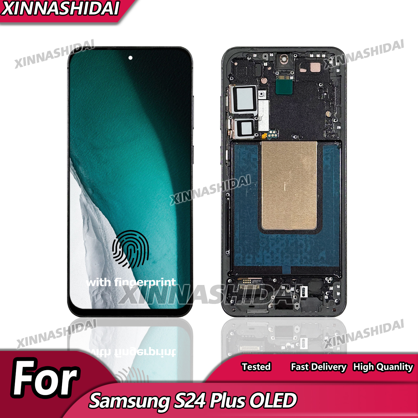 テスト済み OLED S24 プラス AAA サムスン S24 S24 プラス SM-S926B 液晶ディスプレイタッチスクリーンデジタイザアセンブリの交換