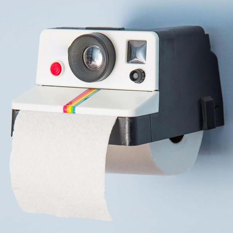 レトロフィルムカメラ形状クリエイティブティッシュボックス浴室トイレットペーパーホルダーボックス家の装飾