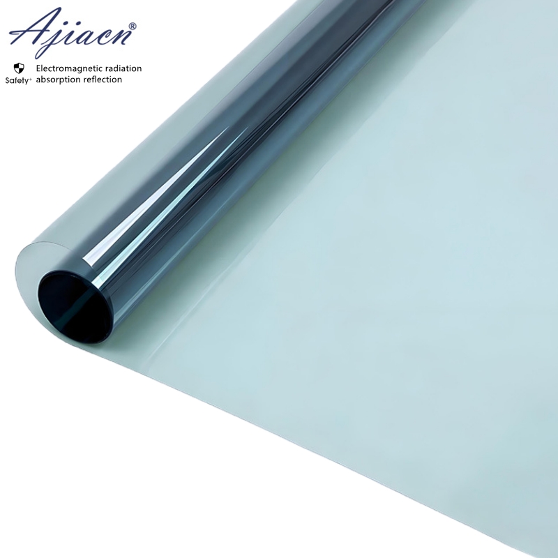 Anti laser eavesdropping anti EMF transparent film Research institute, computer room Anti laser blocking shielding 2-in-1 film