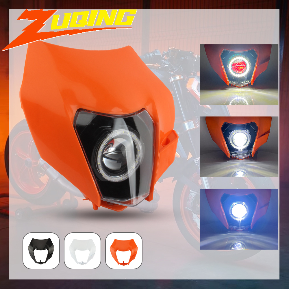 オートバイのヘッドライト HD ヘッドランプ KTM SX XC SXF XCF XCW EXC EXCF 125 150 200 250 350 300 450 500 530 モトクロスアクセサリー