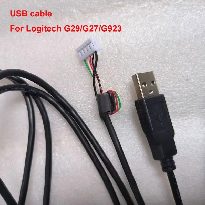 USB ケーブル Logitech G29 G27 G923 ステアリングホイールシミュレーションレーシングゲームアクセサリーに適しています