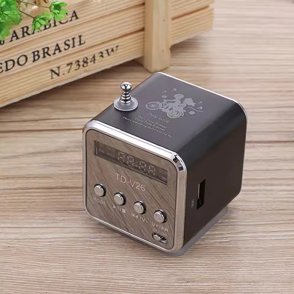 ワイヤレスラジオ FM Bluetooth スピーカーポータブルミニ Mp3 プレーヤー小型 Blootooth 音楽サウンドボックス Bocina Coluna 列 Caixa デ ソム