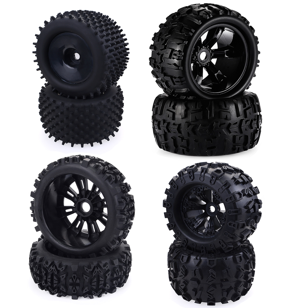 ZD レーシング 2 個 RC モンスタートラックホイールタイヤゴム 170 ミリメートル 155 ミリメートル 150 ミリメートル 120 ミリメートル 17 ミリメートル六角ハブ 1/8 RC カートラギー HSPTraxxas Wltoys 用