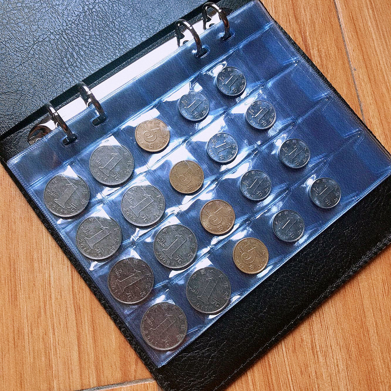 コインコレクションマネーアルバムブック記念通貨ミニペニーポケット収集コインホルダー 480 コイン