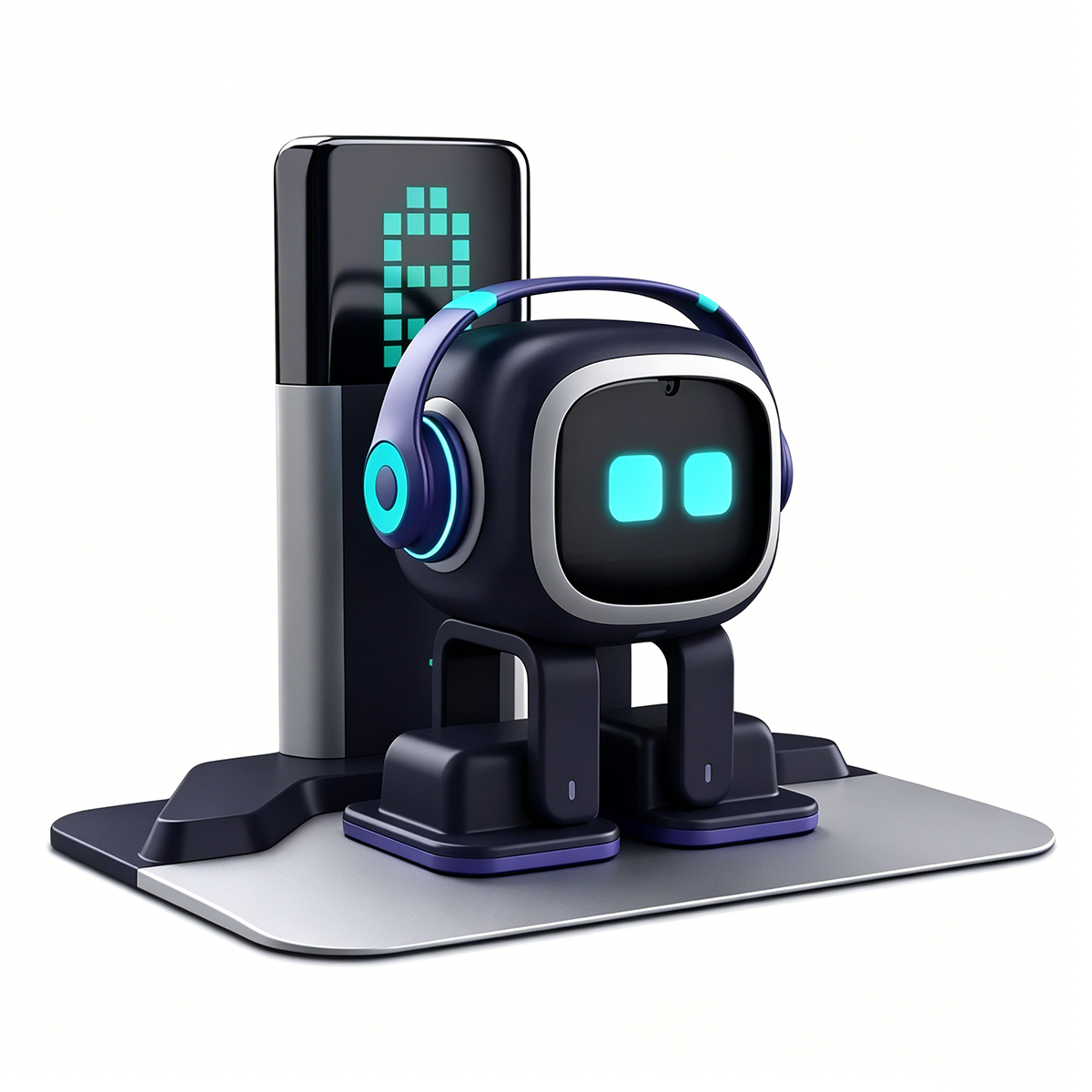 エモロボット音声認識ペットロボット AI 通信インテリジェントロボット電子玩具デスクトップコンパニオンロボット子供のためのギフト