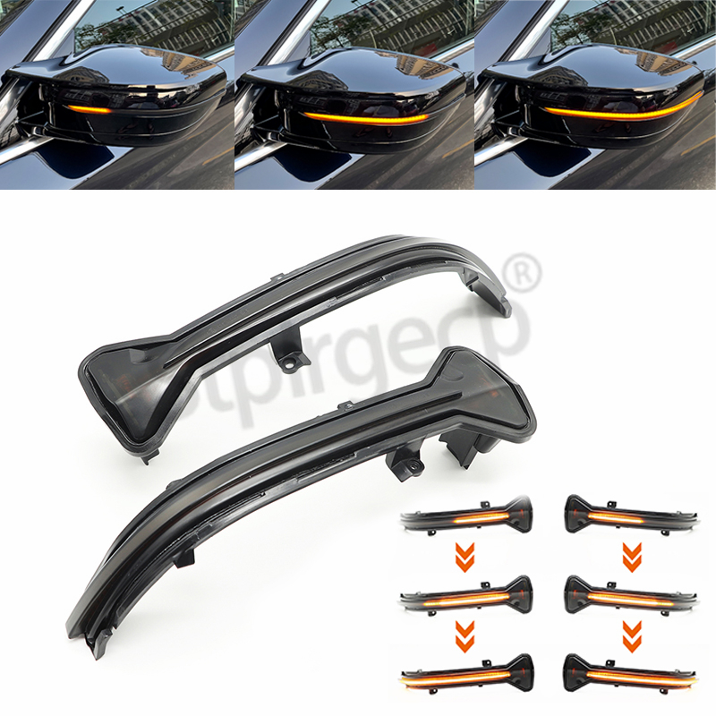 ダイナミックサイドバックミラーインジケータウインカー LED ターンシグナルライト BMW 5 6 7 8 シリーズ G30 G31 G11 G12 G14 G15 3 シリーズ G20