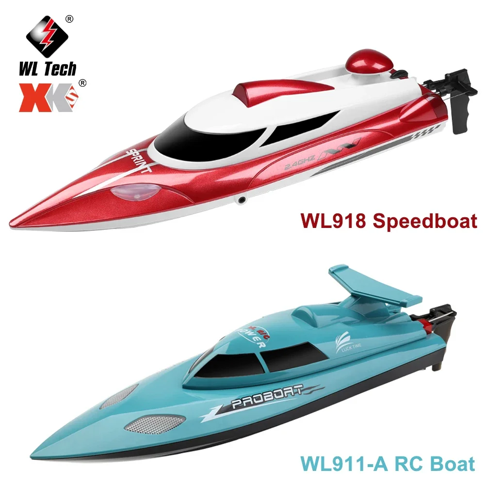 WLtoys WL911-A / WL918 RC Speedboat High Speed Racing Ship Strong Power 2.4G Remote Control Boat Toys for Adults Children