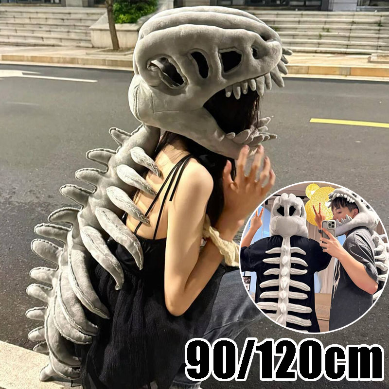 恐竜スケルトンぬいぐるみパーカーパーティーコスプレ衣装とソファラウンジ恐竜おもちゃ子供大人パーティー用